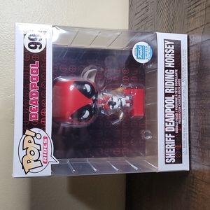 Sheriff Deadpool Riding Horsey Funko